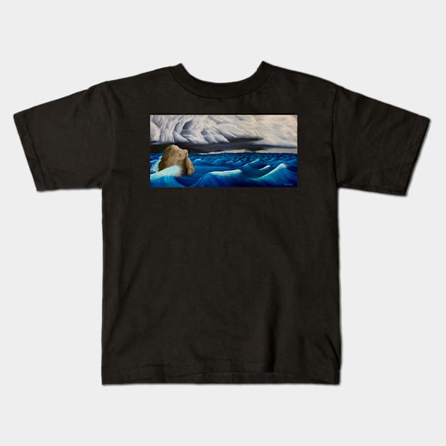 Waves Kids T-Shirt by deavdeav